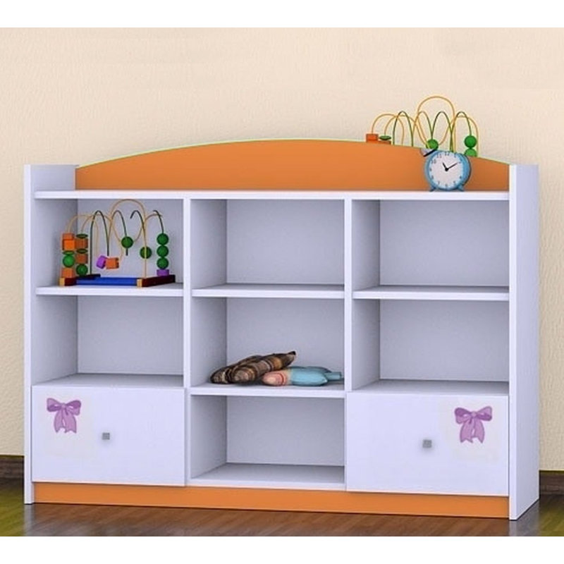 Romeo 92cm H X 129cm W Kids Cube, Orange