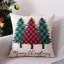  Housse de coussin en lin imprimé