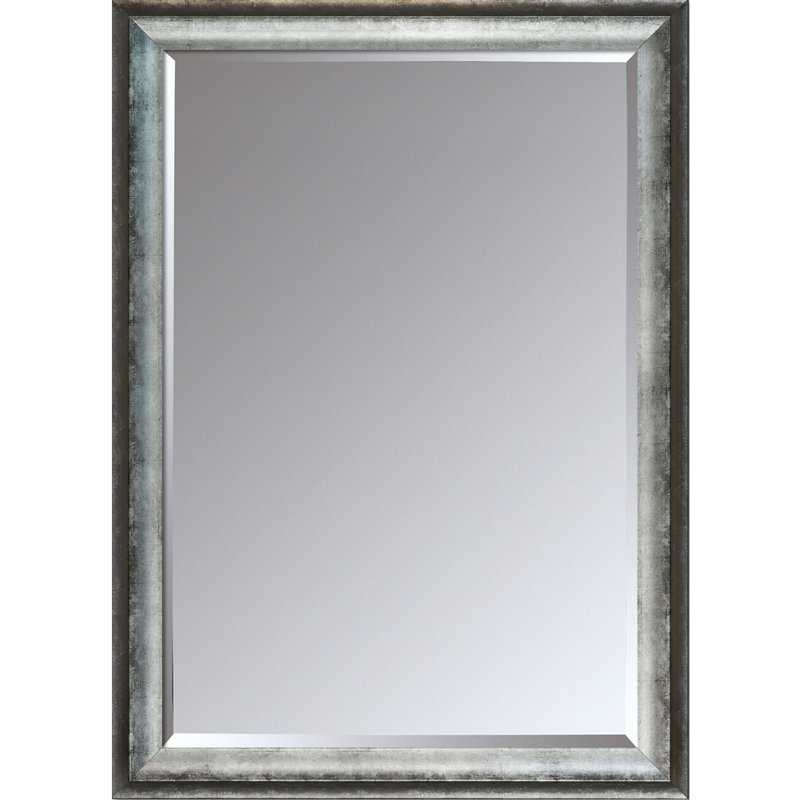 Snio Rectangle Mirror, 29" x 41", Black