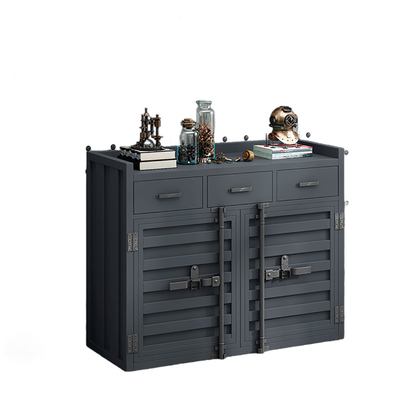 Kaiz Sideboard, Gray, 35.43" H x 70.86" W x 15.74" D
