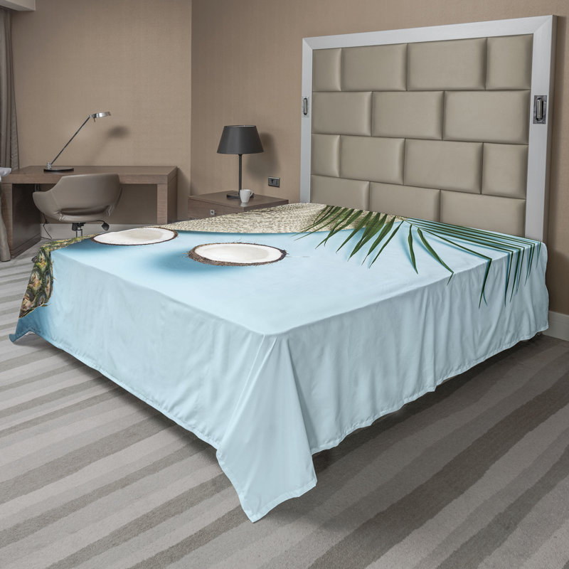 Drap plat Ambesonne, Drap plat pour très grand lit californien