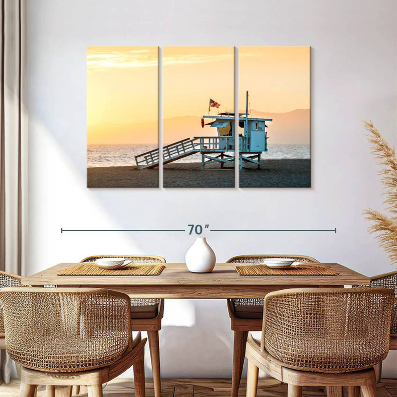 Gillard Dramatic Venice Beach Sunset, 36" H x 57" W