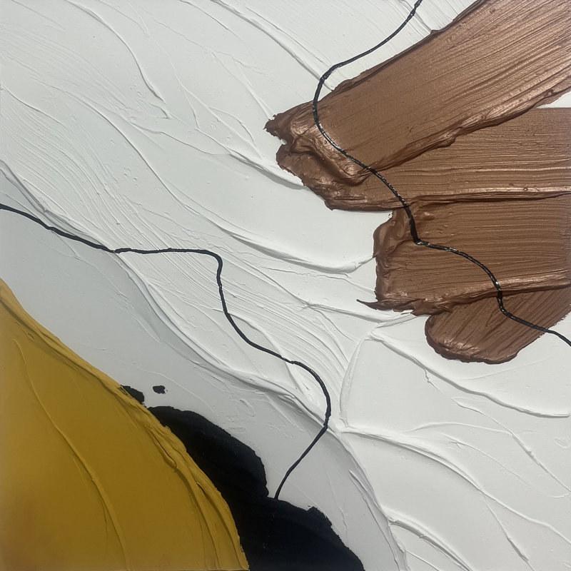 Art mural sur toile Earthy, H 12 po x l 12 po x P 1 po