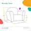 Weybridge Kids Club Chair Roundy Microsuede-1896381987