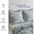 100% Linen Euro Sham Covers With Ruffle, 2Pcs Pillow Covers 26X26 Inches-115133254