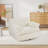 44.08" W Low Back Pillow Top Arm Swivel Accent Chair With Plush Basketweave Emobossed Fabric-1892919444