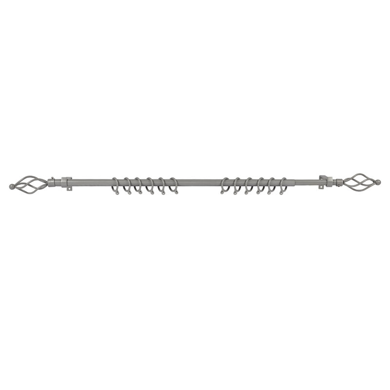 Arsenovic Chrome Adjustable 1.9cm, 2.8cm H x 120cm W 2.8cm D