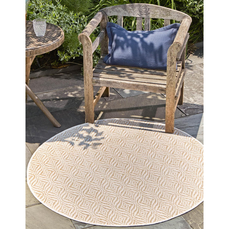 Loganville Indoor / Outdoor Rug, Round 4'1"