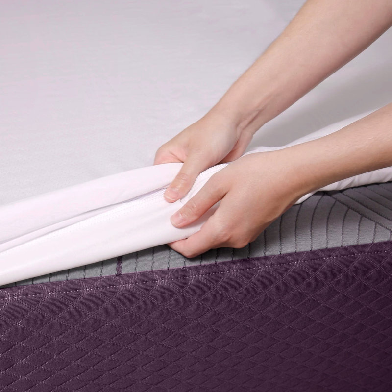 Queen Size White Waterproof Deep Pocket Mattress Protector
