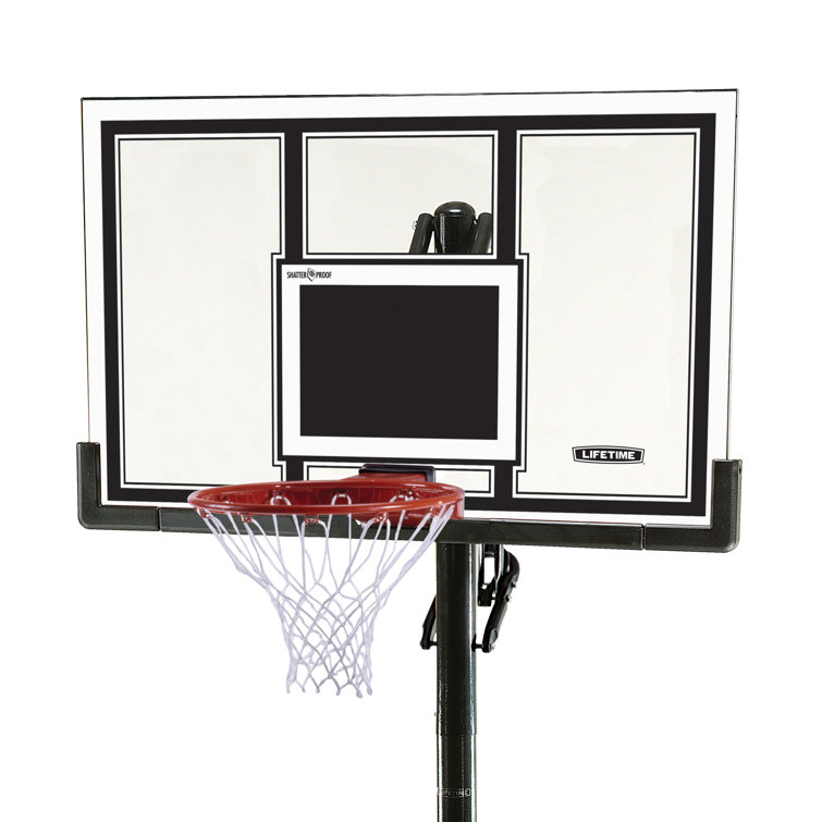 Spalding 54 Polycarbonate Portable Basketball Hoop