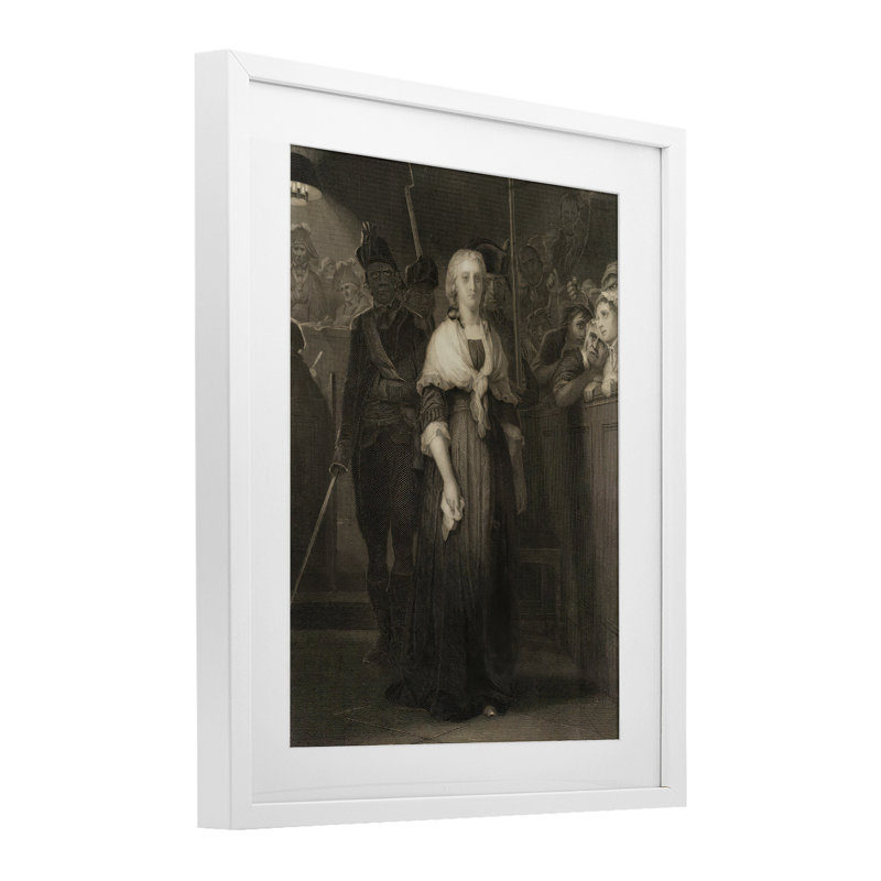 «Work Woman», reproduction encadrée sous verre rétro, design par Marcus Jules, H 16 po x l 13 po, Cadre blanc côtier