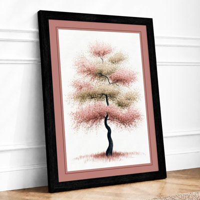 Soft Layered Tree Botanical - Framed Print
