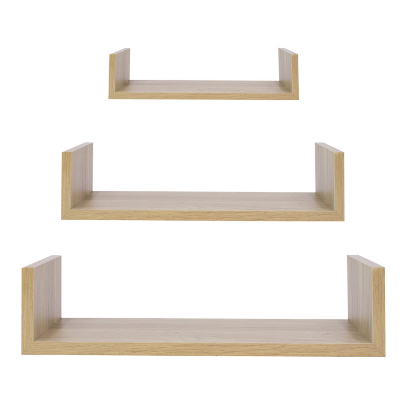 3 Piece Plastic / Acrylic Floating Shelf