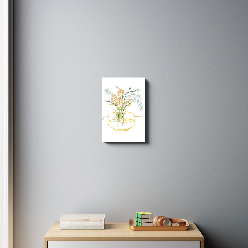 «Start Fresh I», peinture sur toile, H 18 po x l 12 po