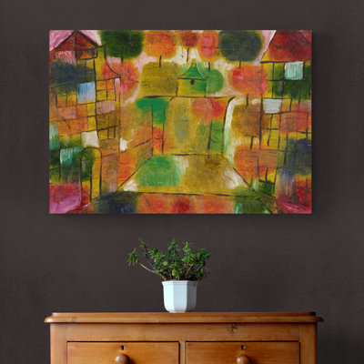 Landscape, Henri-Edmond Cross, Canvas, Wall Art, Framed Print by Paul Klee - 1 Piece Wrapped Canvas Wall Art