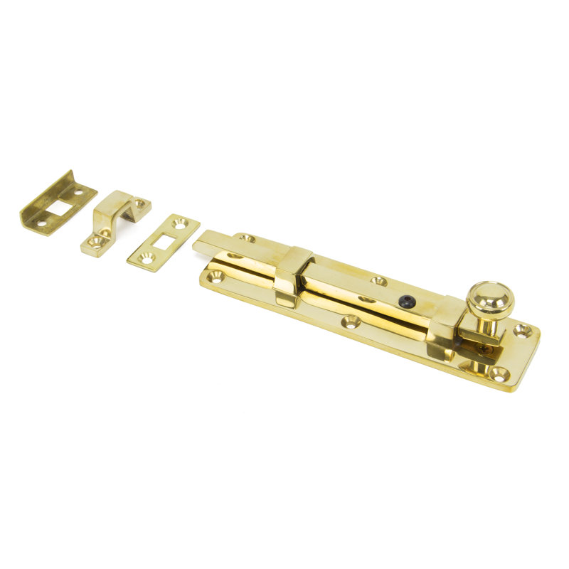 Universal Bolt,  Polished Brass