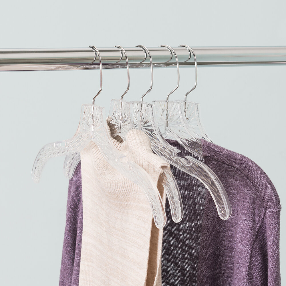 Plastic Non-Slip Standard Hanger for Dress/Shirt/Sweater