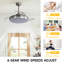Ceiling Fan with LED Lights-2069623251