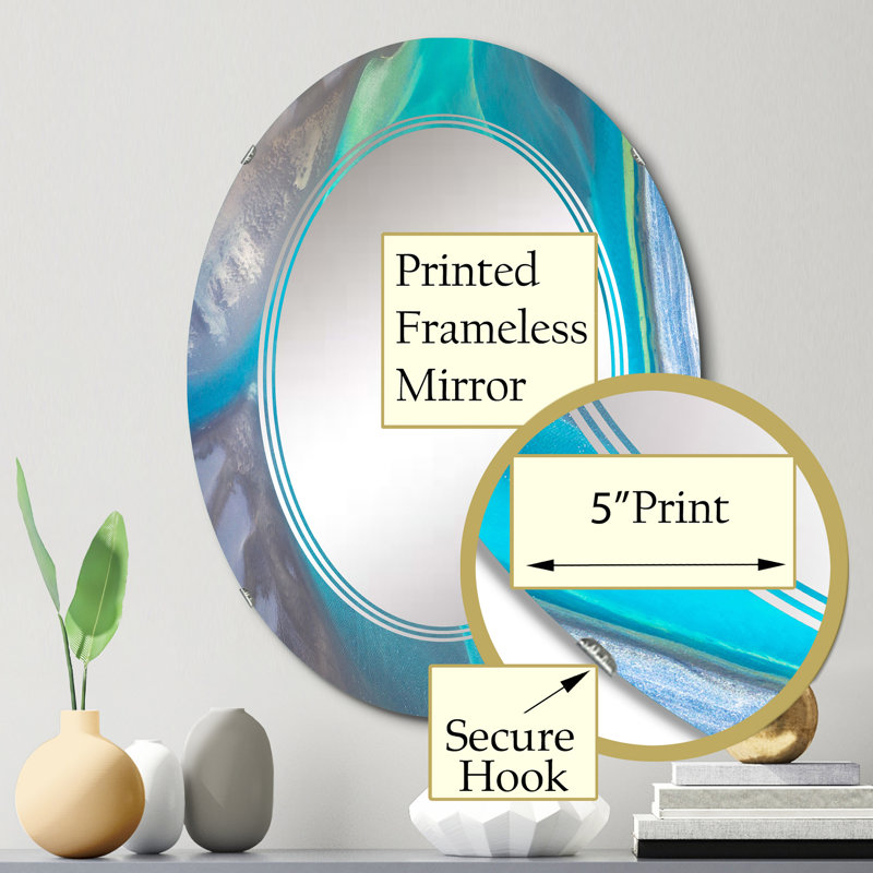 Miroir de salle de bain sans cadre, 30 po x 20 po