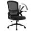Computer Desk Office Chair with Flip-up Armrests-1710649919-1710649918