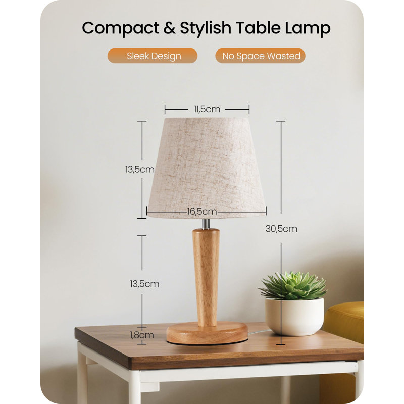 Wood Table Lamp