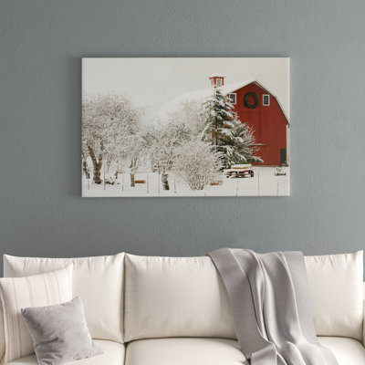 Larenza " Festive Barn " Painting Print