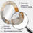 Abstraction I - Modern Oval Wall Mirror-55151645