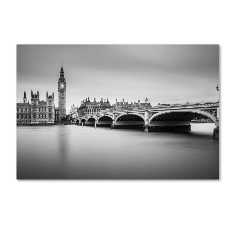 «London», reproduction de photo sur toile tendue, H 12 po x l 19 po