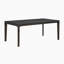 Table de salle à manger rectangulaire extensible Severine 90 po, de style moderne et contemporain, en placage de chêne, avec rallonge séparée de 18 po, 8 couverts