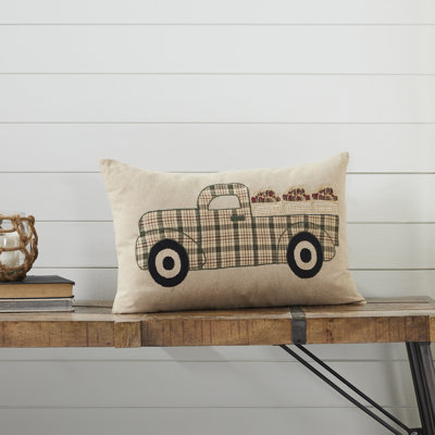 Cider Mill Cotton Reversible Throw Pillow