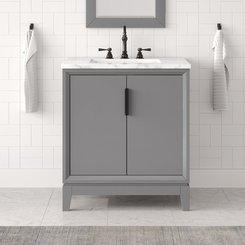 Elizabeth 30'' W Single Vanity, Cashmere Gray
