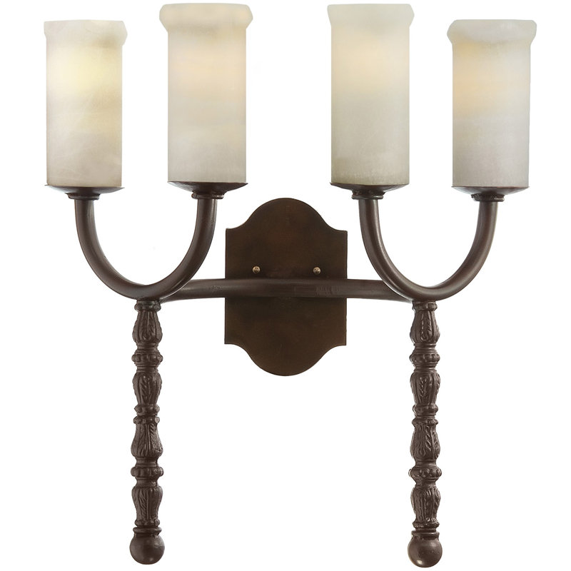 Montecito 4 - Light Armed Sconce, Standard Bronze/Bronze