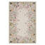 Tapis floral beige lavable 6 x 9 avec envers antidérapant Floral-1329087359