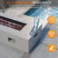 Table de foyer d'extérieur au propane de 44 po avec table d'appoint avec rangement pour réservoir, foyer extérieur de 50 000 BTU avec couvercle, pierres de lave et housse de pluie-509897074