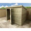Reitman 7ft. W x 3ft. D Solid Wood Garden Shed