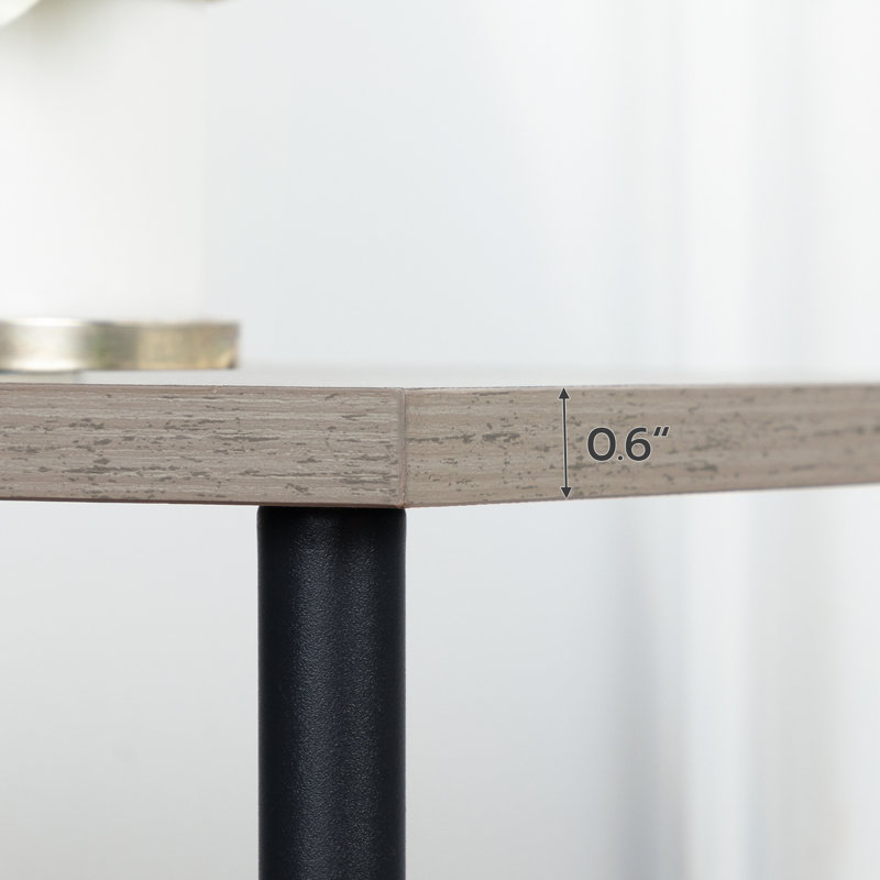 Petite table de bout 19,7 po Randles, Gris