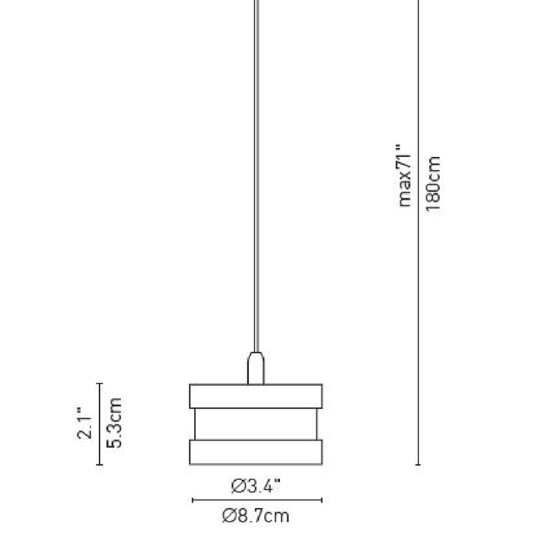 Karter 1 - Light Single Pendant, Nickel