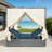 Outdoor Reclining Chaise Lounge Chair With Canopy, Adjustable Patio Daybed With Cushions For Garden, Patio, Backyard-942273766