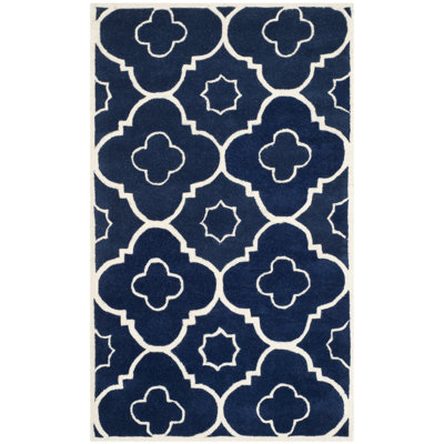 Carolene Hand Tufted Wool Geometric Rug
