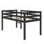 Lit mezzanine simple surélevé avec échelle-2028300185