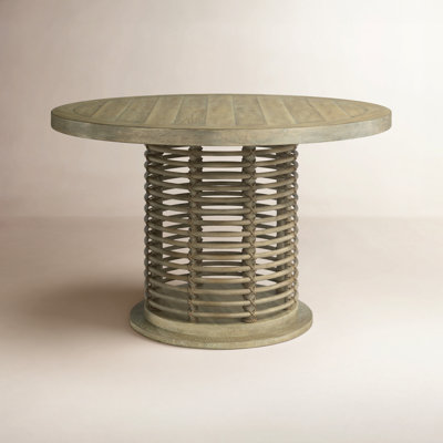 Surfrider 48in Rattan Round Dining Table