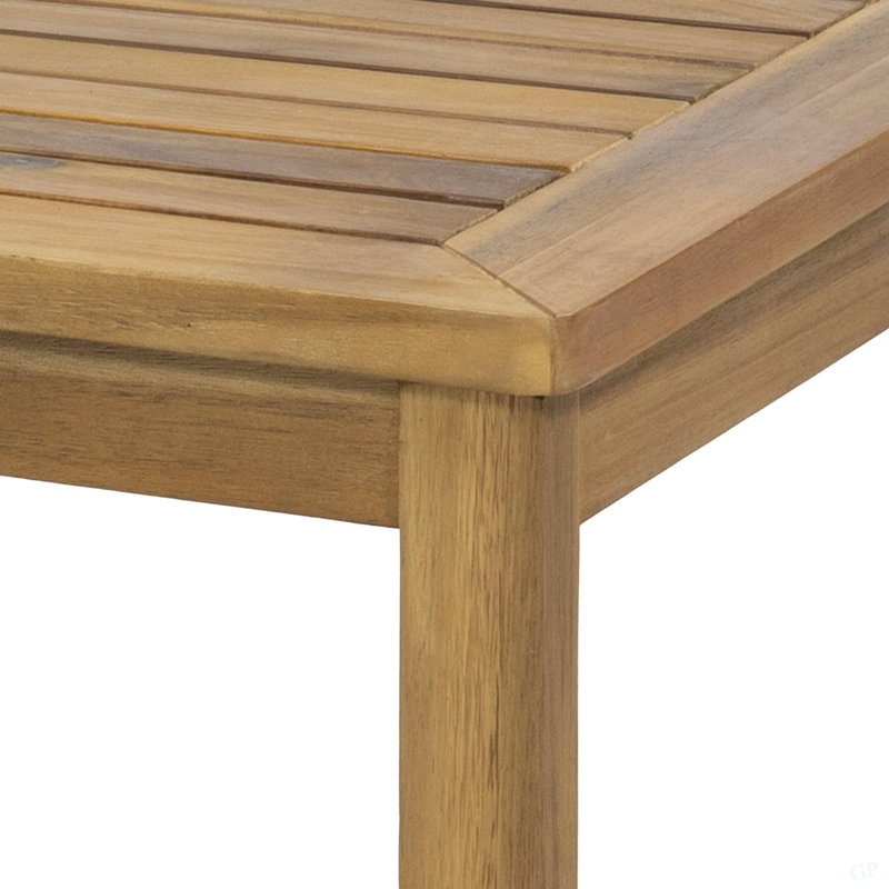 Table basse et causeuse Samwell, Coussin crème / cadre gris