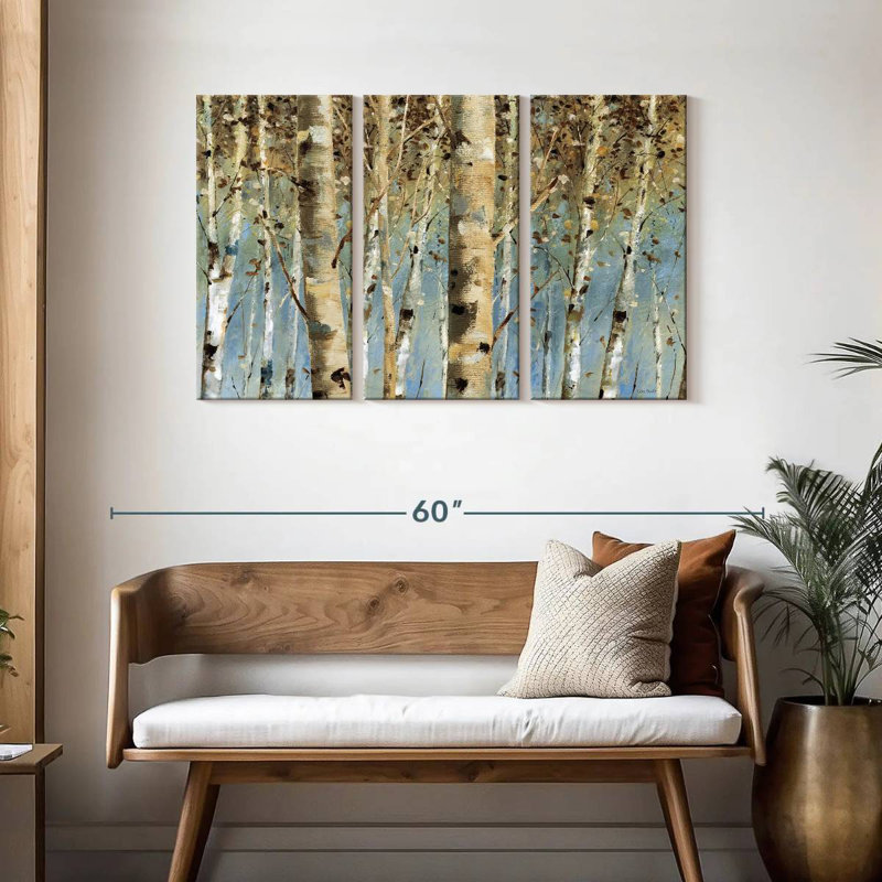 Harnek Birch White Forest I, H 28 po x l 45 po