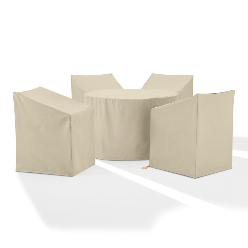 Outdoor Patio Dining Set Cover, Tan