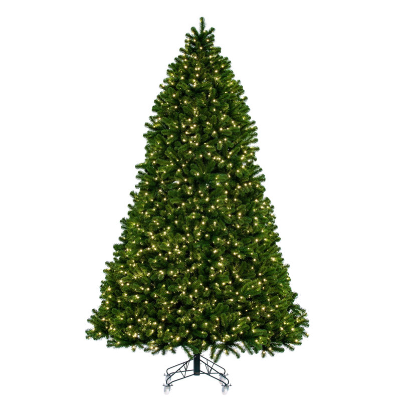 Vickerman Deluxe Sequoia Pine Artificial Full Pre-Lit Christmas Tree with 2450 Warm White LED 5MM Lights., 10'