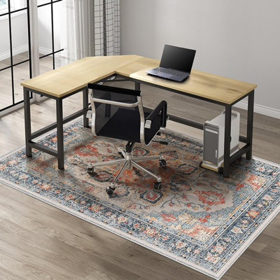 Chair Mat For Hard Floors, 46'' X 60'' Floor Mats Wood/Til...