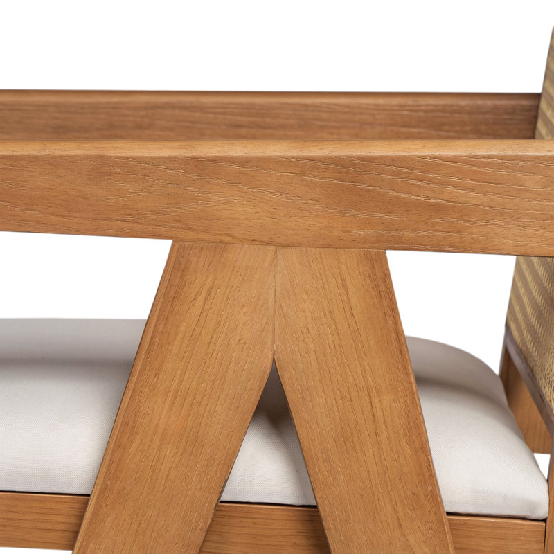Tabouret de bar minimaliste moderne de 27 po avec siège en bois massif, structure en bois massif, Brun