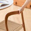 Chaise de salle à manger en cerisier massif