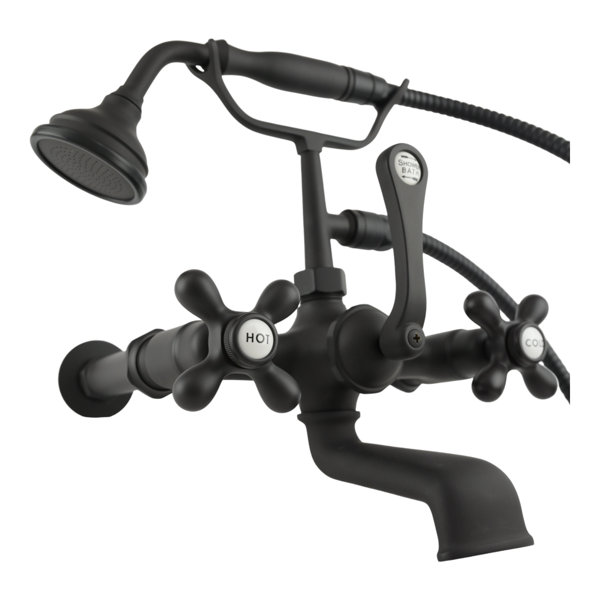 Clawfoot Tub Faucet With Shower Diverternull