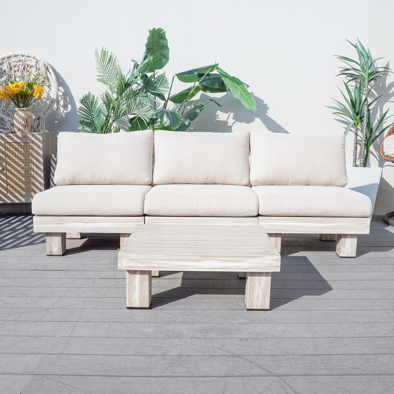 Shenia Outdoor Upholstered Coversation Set